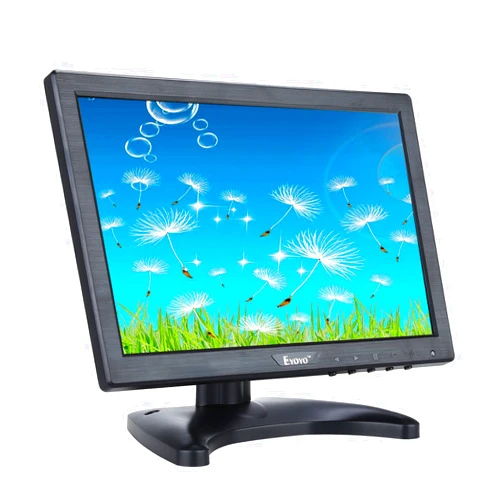 Eyoyo 10 Inch IPS LCD Monitor 1280x800 Resolution Support HDMI VGA BNC AV Input for PC TV Security display(10 inch)