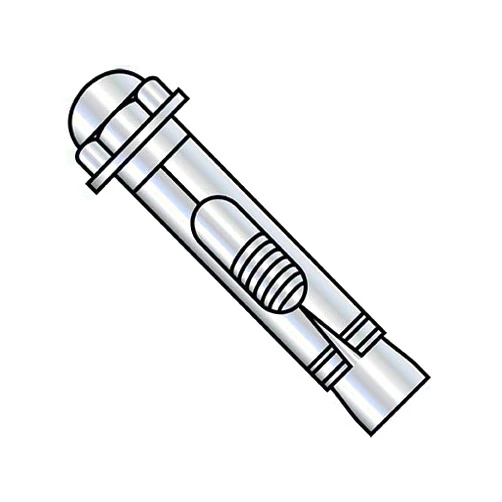 Korpek.com 1/4X5/8 Acorn Head Sleeve Anchor Zinc (Pack Qty 100) BC-1410ASLC by Korpek