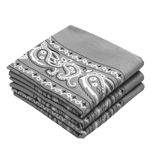 EVERY-VILLE Where EVERYone is Welcome Classic Paisley Bandanas - 3 Pack Gift Set, 100% Cotton, 22x22 Inches