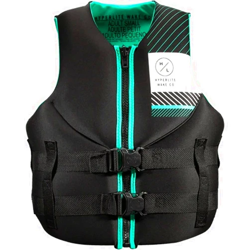Hyperlite indy CGA Womens Wakeboard Vest Black/Teal Sz XL