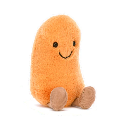 Jellycat Amuseables Bean Stuffed Toy, 5 inches | Food Plush | Fun Gift Idea