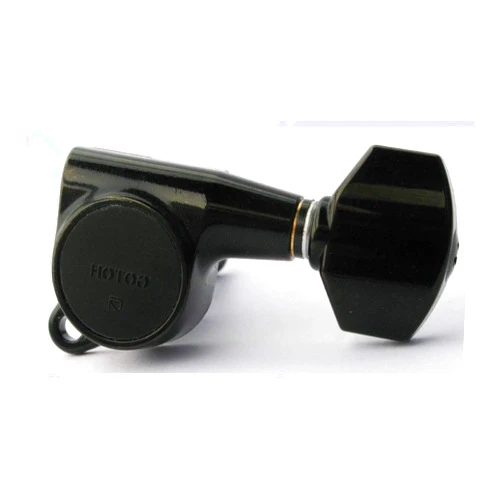 Gotoh Schaller-style Knob Tuners (6-in-a-line) - Black - SG381 - 07