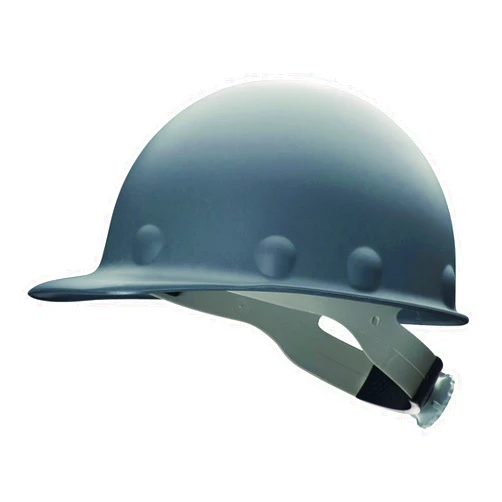 Fibre-Metal by Honeywell Fibre-Metal Hard Hat P2RWGY Hard Hat with Ratchet Suspension, Fiber-Metal Injection, Molded Fiberglass, One Size, Grey