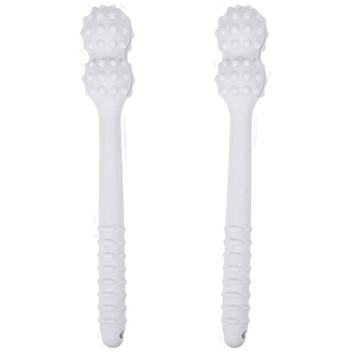 Sanyam 2pcs Silicone Massage Hammer Pat Handheld Acupoint Massager Pat Therapy Meridian Pat