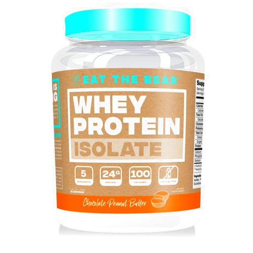 Eat The Bear Bare Isolate Chocolate Peanut Butter (Package May vary)