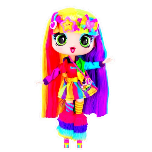 DECORA GIRLZ Decora Fashion Girlz 11” Doll – Rainbow Hair, Stickers & Endless Style Fun for Creative Play