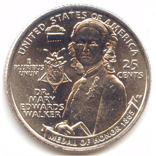 US Mint 2024 D American Women, Washington Dr. Mary Edwards Walker Quarter Uncirculated