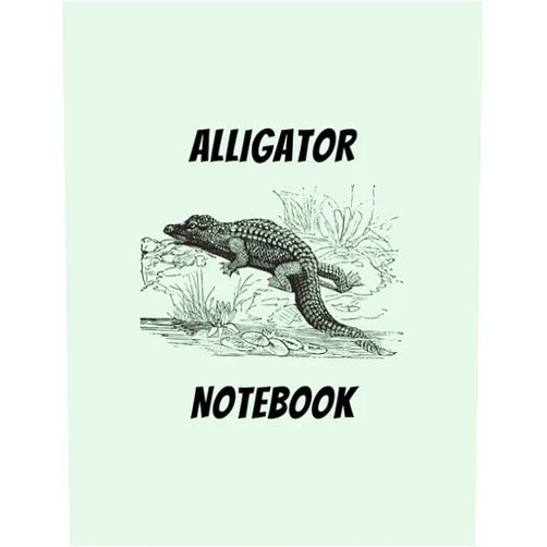 By Juliane Wetzel (Author) Alligator Notebook: Wide Ruled Paper Journal 120 Pages 8.5 x 11 Inches Alligator Workbook for Kids, Girls, Boys, Teens, Students