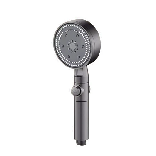 Gooddyiyukey Hand Held Shower Head,8 Modes Anti-Clog Nozzles High Pressure Shower Head with Handheld,Showerheads & Handheld Showers,Black Shower Head,Power Wash To Clean Tile,Tub & Pet