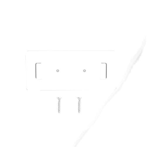 Bamyko Replacement Wall Mount for 2 Cups Toothbrush Holder, Metal Material- Wall Mount by Drilling Board Instead of Adhesive Strip, Prolong The Holder Using Life-Span