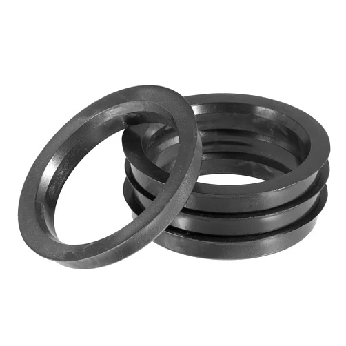 ACROPIX 72.6mm to 60.1mm Universal Car Hub Centric Rings Black - Pack of 4