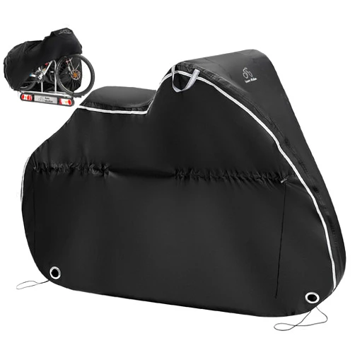 TeamObsidian Bike Cover - Outdoor Bike Storage, Bicycle Transportation or Travel Covers - Waterproof eBike Protection - For 1 to 3 Bikes - Heavy Duty Ripstop 600D Oxford Material