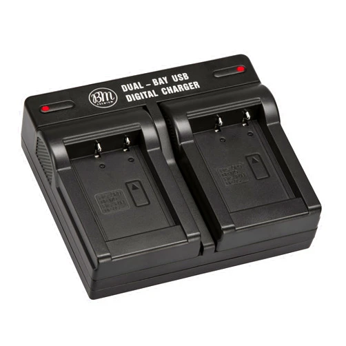 BM Premium NP-85 Dual Bay Battery Charger for FujiFilm FinePix S1, SL240, SL260, SL280, SL300, SL305, SL1000 Digital Camera (AC-5VX Replacement)