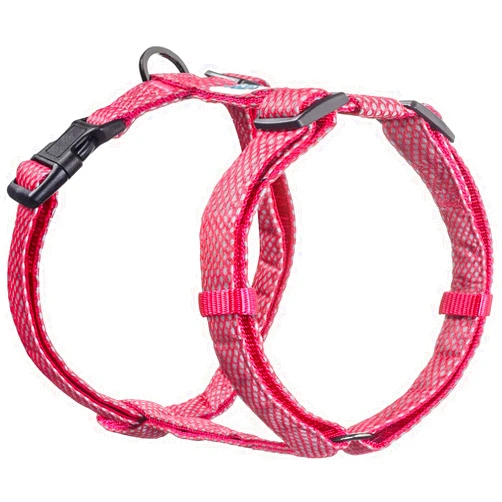 Embark Pets Embark Illuminate Reflective Dog Harness – Easy On and Off, No Choke Dog Walking Harness - Be Seen from All Angles - No Pull Dog Harness - Dog Harness for Medium Dogs No Pull, Pink Dog Vest.