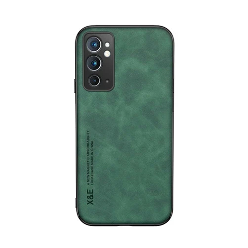 Kepuch Silklike Case for Oneplus 9RT 5G - Cover Bumper Built-in Metal Plate for Oneplus 9RT 5G - Green
