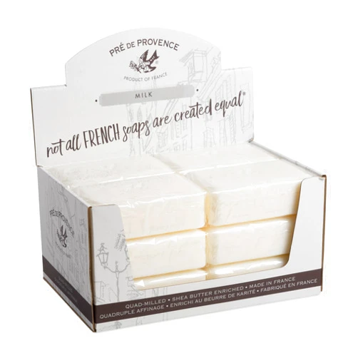 Pre de Provence 250g Soap Bar, Case of 12 - Milk