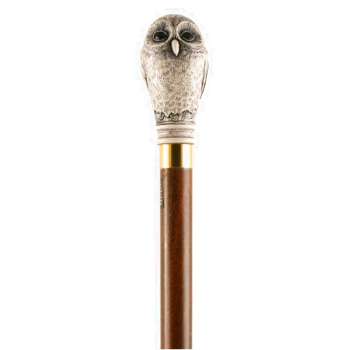 Charles Buyers Owl Handle Walking Cane
