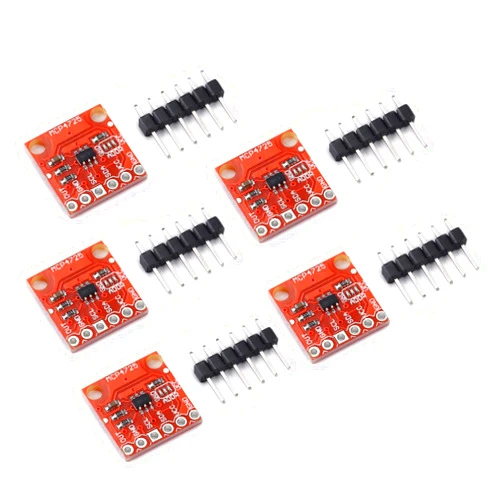 Teyleten Robot MCP4725 12-bit I2C DAC Breakout Module Development Board 2.7V to 5.5V for Arduino Raspberry Pi 5PCS