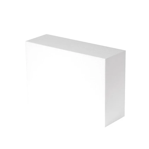 Crafare 1Pack Craft Foam Blocks 12X8X4in Polystyrene Foam Bricks Square for Arts School Projects Sculptures Floral Arrangements Modeling and Centerpieces