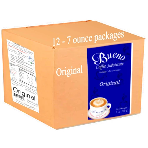 Bueno Coffee Alternative Original Bueno Coffee Substitute (12-7 ounce bags)