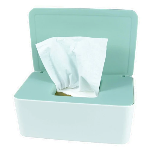 The Revenant Diaper Wipes Dispenser, Tissue Storage Box Case, Wet Wipe Dispenser Holder with Lid for Home, Office, Cars (Green)
