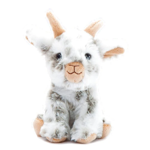 The Petting Zoo Goat Stuffed Animal Plushie, Gifts for Kids, Wild Onez Babiez Farm Animals, Goat Plush Toy 6 inches