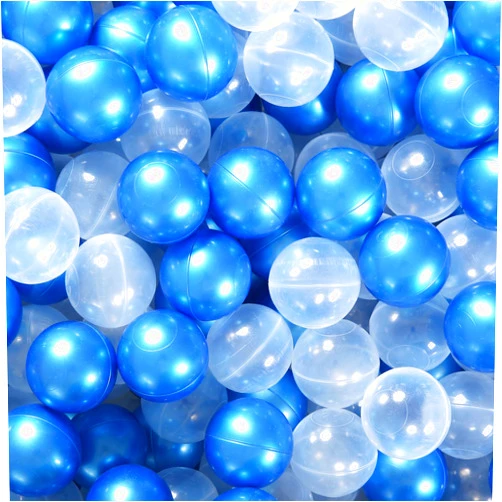 GUESVOT Soft Play Ball Pit Balls - Crush Proof Plastic Balls for Ball Pit Pack of 100pcs Set for Toddlers Ball Pool Playtent Tunnels with Reusable Storage Bag - 2.16 Inch
