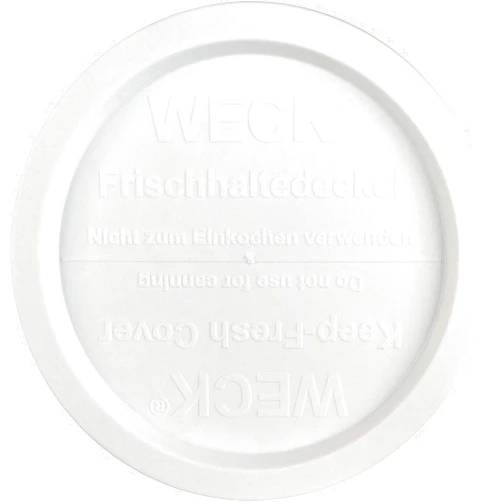 Cotta Weck Fresh Lid 100 mm 5 Pieces KST. WEAR, 5 Fischhaltedeckel, White L739