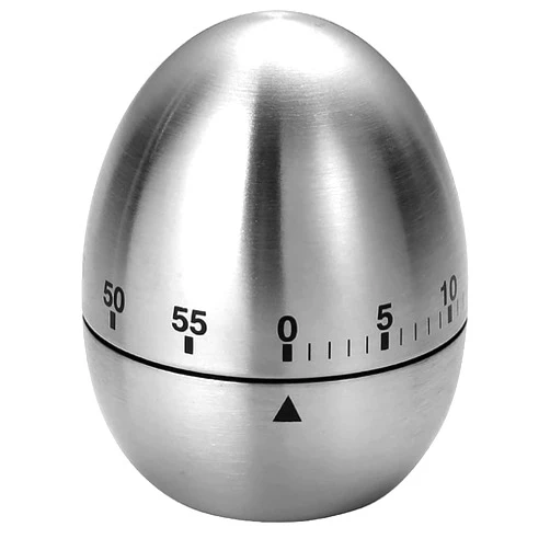 Benemall Kitchen Egg Timers for Boiling Eggs Mechanical Kitchen Timer Rotating Alarm with 60 Minutes Stainless Steel Visual Countdow Waterproof Timer for Cooking Exercise Learning Cosmetic Applications Baking