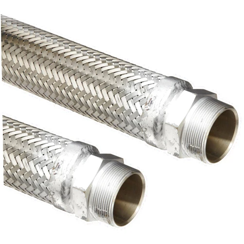 Hose Master Masterflex Stainless Steel 321 Flexible Hose Assembly, 3/8