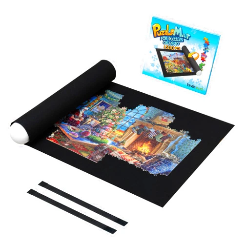 Lavievert Jigsaw Puzzle Mat Roll Up, Portable Puzzle Board Puzzle Storage Puzzle Saver, Environmental Friendly Material, Store Jigsaw Puzzles Up to 1500 Pieces