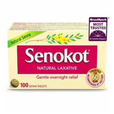 Senokot Natural Laxative Tablets, 100 Tablets