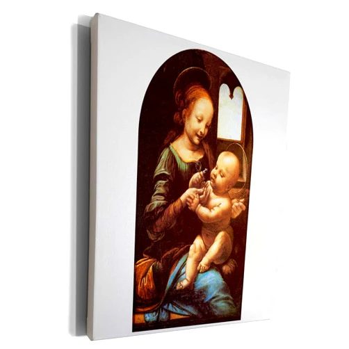 3dRose Museum Grade Canvas Wrap - Benois Madonna by Leonardo da Vinci 1478 BLN Leonardo da Vinci Collection