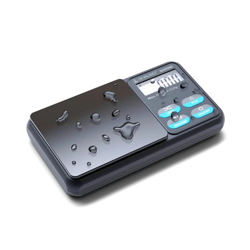 Truweigh Marine Waterproof Digital Scale - (100g x 0.01g - Black) - Washdown IP65 Protection - Waterproof Food Scale - Scientific Digital Scale - Digital Kitchen Scale - Baking Scale