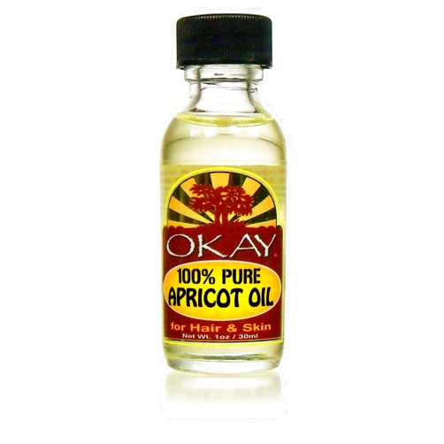 OKAY 100% PURE APRICOT OIL 1oz/30ml