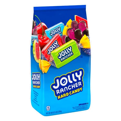 JOLLY RANCHER Assorted Fruit Flavored Hard Candy Bulk Bag, 5 lb