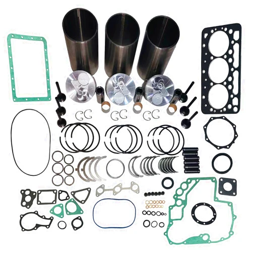 WSbaodan Complete D722 Overhaul Rebuild Kit Compatible with Kubota D722 D722EBH D772B Engine Liner&piston&ring&Valves&Bushing&Full Gasket Kit