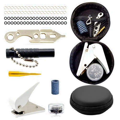 DIMBOI Dart Accessory Kit for Soft Tip and Steel Tip with Dart Rubber O Ring, Dart Sharpener, Dart Wrench Tool, Shaft and Dart Point Remover Tool, Flight Hole Punch Tool, Dart and Accessories Set