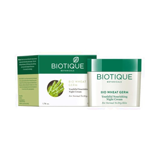 Biotique Bio Wheat Germ YOUTHFUL NOURISHING NIGHT CREAM 50gm