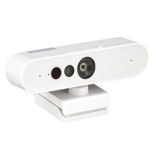 Lenovo HD 1080p Webcam (510 FHD) - Monitor Camera with 4X Digital Zoom, 95° Wide Angle, 360° Rotation Pan & Tilt - Desktop Cam with Dual Microphones & Windows Hello for Livestreaming & Conferences
