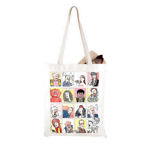 WCGXKO ITYSL Inspired Characters Chart Tote Bag For ITYSL TV Show Fans Fandom Merch (T-ITYSLCharacters)