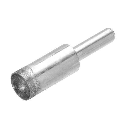 uxcell Diamond Grinding Mounted Point, 12mm 600 Fine Grits Spherical Concave Head Bead Coarse Grinding Bit for Jade Amber Stone Beeswax Glass