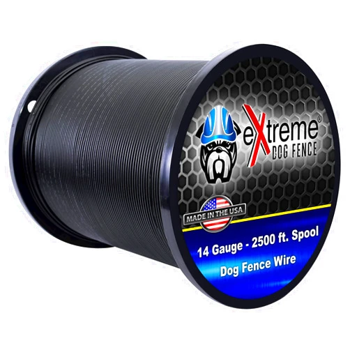 Extreme Dog Fence Dog Fence Wire - 2500 Feet of Professional Grade Electric Dog Fence Boundary Wire - Weatherproof Insulation and Compatible with All Underground Dog Fences