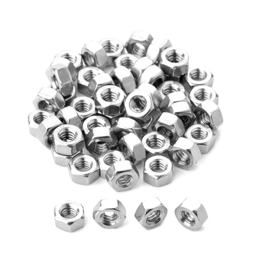 Bates Choice Bates- Stainless Steel Hex Nut, 1/4-20, 50 Pack, Stainless Steel Nuts, Hardware Nuts, Metal Nuts, Steel Nut, 1/4 Nut, 1/4-20 Nut, 1/4 20 Nut, 1/4-20 Nuts, 1/4 Nuts, 1/4 20 Nuts