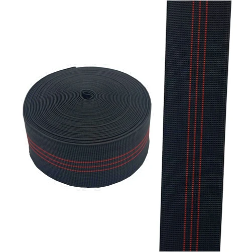 AngYang23 40ft Sofa Elastic Webbing Elasbelt Stretch Latex Band Furniture Repair DIY Upholstery Modification Elasbelt Chair Couch Material Replacement (Red 5cm 12m)
