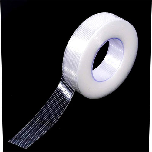 fenshine Lash Tape, 8 Rolls PE Micropore Medical Tape for Eyelash Extension, Fabric Tape for False Eyelash Patch Makeup Tool 0.5 inch x 29.5 ft,Translucent (8Rolls)