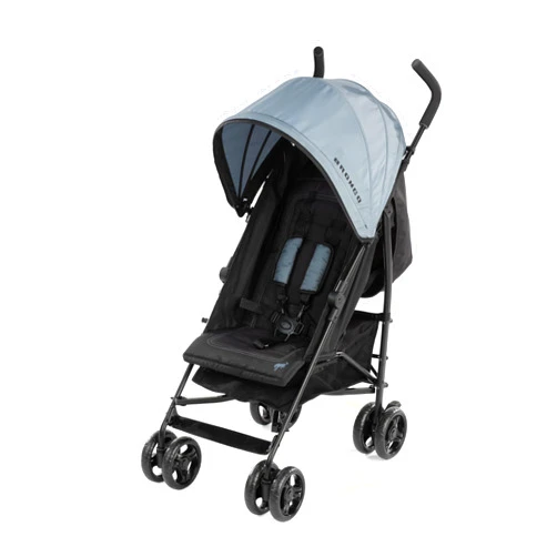 Bright Starts Ford Bronco HighGear Stroller by Bright Starts, Lightweight Foldable Stroller with Sport Details, Large Storage Basket, Anti-Shock & Lockable Wheels, Unisex Area 51 Blue/Green
