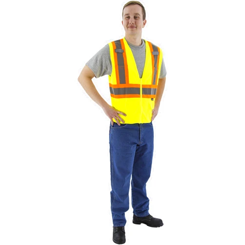 Majestic Gloves Unisex Majestic High Visibility Mesh Vest With Dot Striping