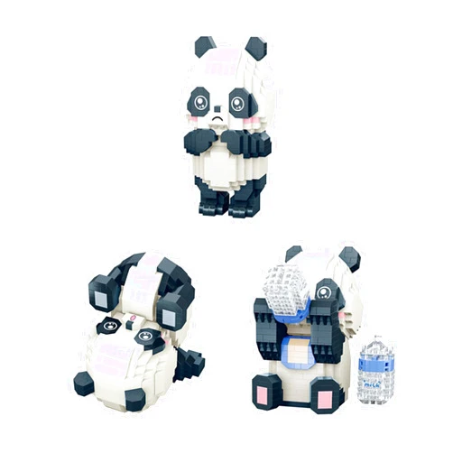 Generic MAISHEKE Mini Panda Building Blocks-795pcs,Micro Building Blocks for Adults,Mini Panda Building Toy,Micro Blocks Set for Boys and Girls Aged 14+,Birthday Gifts for Adults and Kids (Drinking Milk)