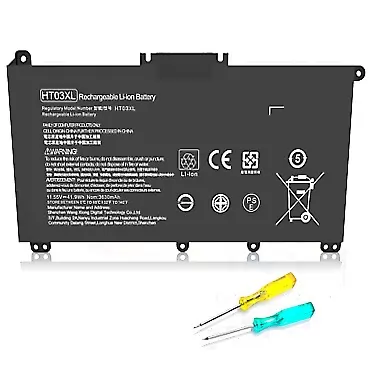 BND HT03XL L11119-855 Laptop Battery for HP Pavilion 15-CS 15-CW 15-CU 15-DA 15-DB 15-DW 14-CE 14-CF 14-DF 17-CA 15-DW0033NR 15-cu1xxx 15-CS0053CL 17-by0xxx L11421-542 HT03041XL HSTNN-DB8R L11421-422